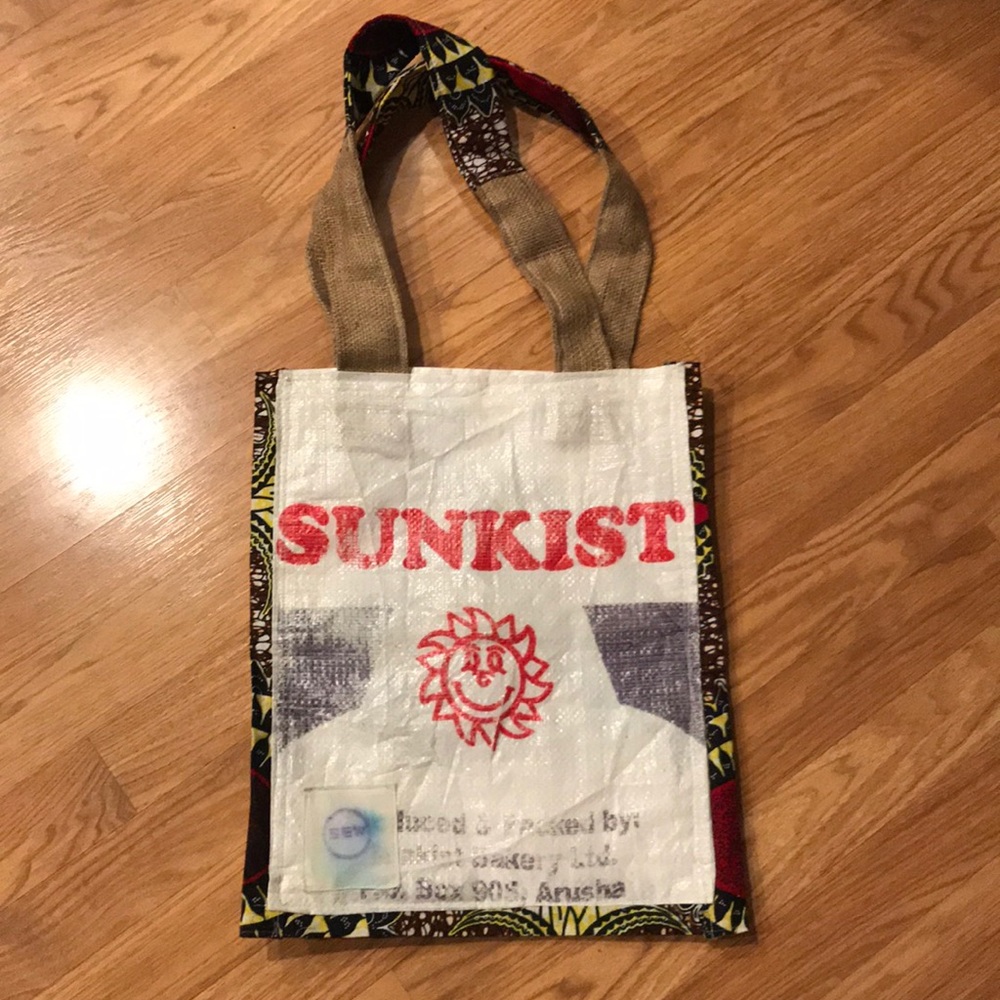 Sunkist bag grocery bag shopper cool